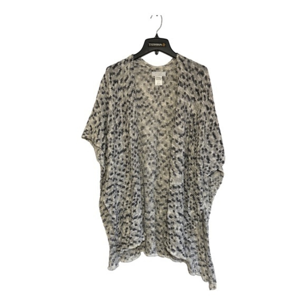 Zighilli Womens Animal Print Wrap Cardigan Loose Knit One Size